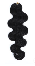 18 “ Double Drawn Body Wave Feather Crochet hair