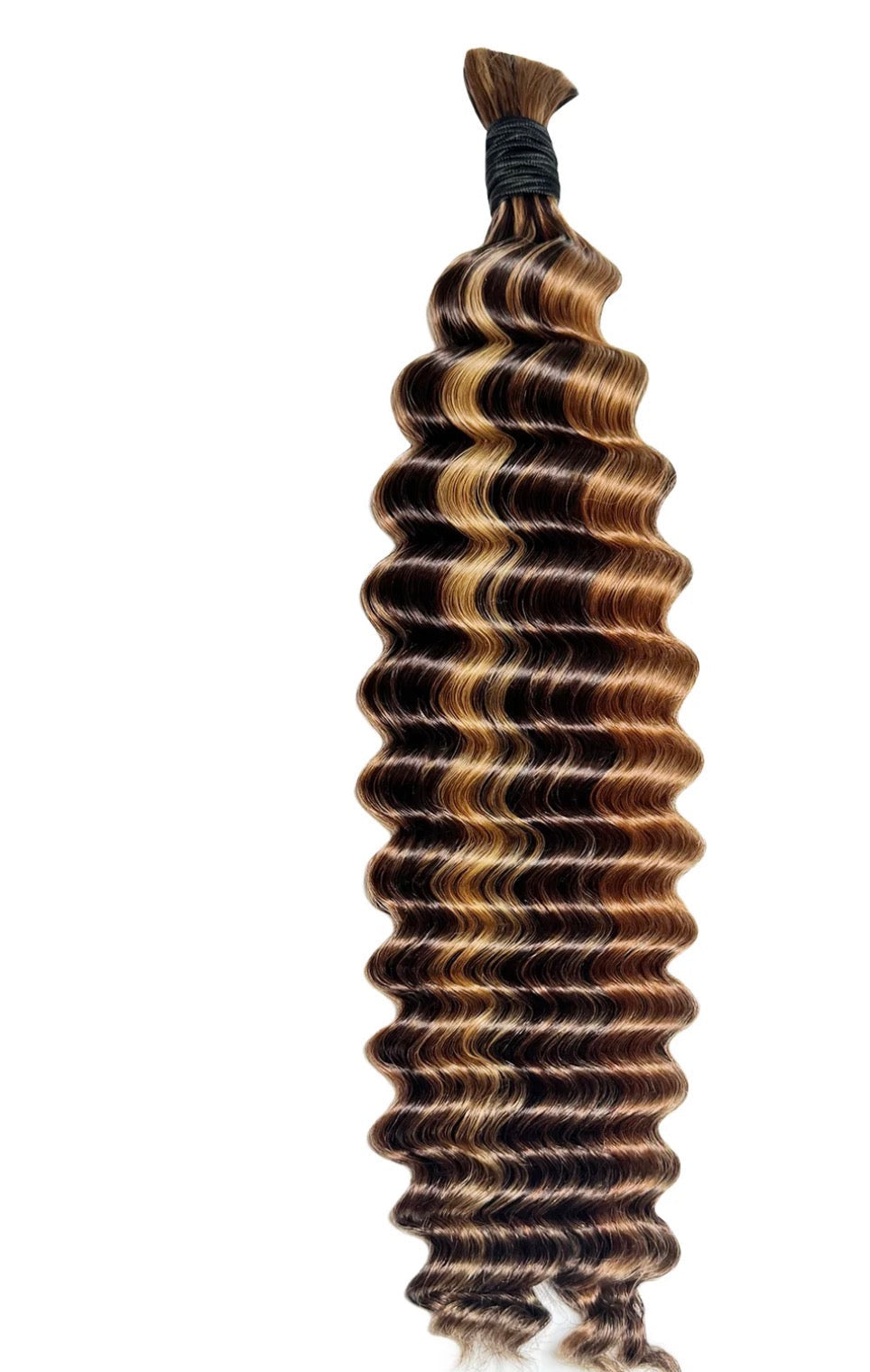 18" Deep Wave Human Boho Bulk Hair 4,27,30